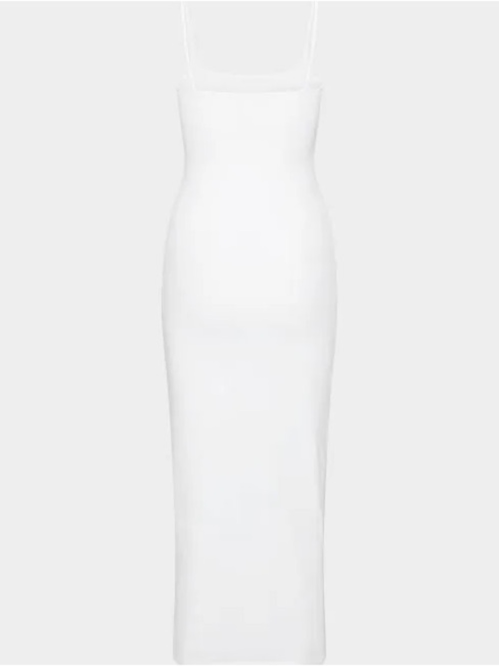 Aritzia Contour White Spaghetti Strap Maxi Dress